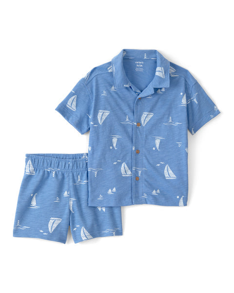 Carters Conjunto De Short Asst para Niño