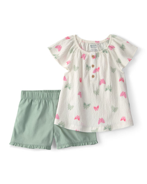 Carters Conjunto De Short Asst para Niña