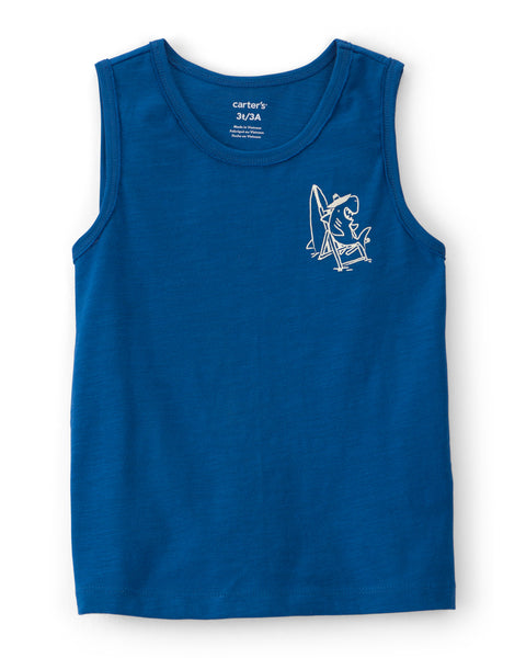 Carters Tshirt Tank Navy para Niño