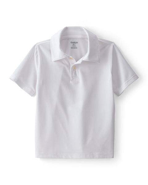 OSHKOSH NIÑO POLO WHITE