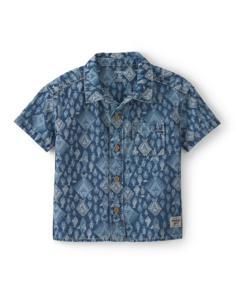OSHKOSH NIÑO CAMISA SKY BLUE