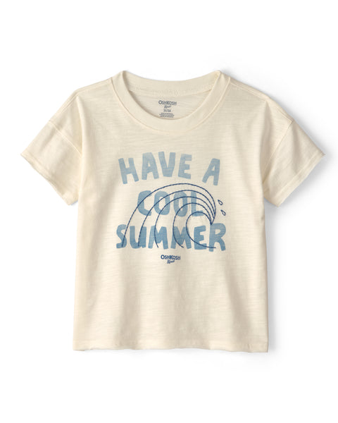 OSHKOSH NIÑO TSHIRT WHITE