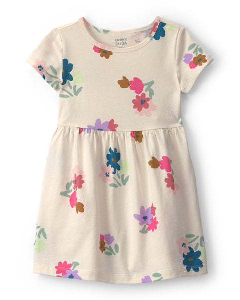 Carters Vestido Knit Op Floral para Niña