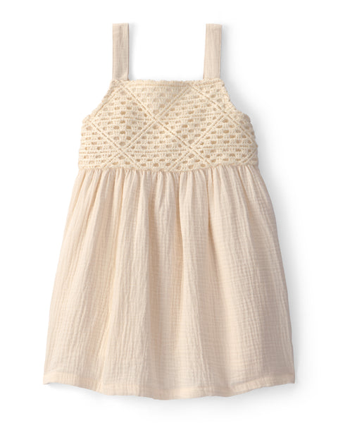 Carters Vestido Woven White para Niña