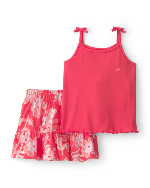 Carters Conjunto De Falda Salmon para Niña