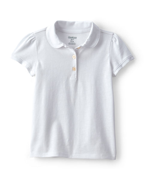 OSHKOSH NIÑA POLO WHITE