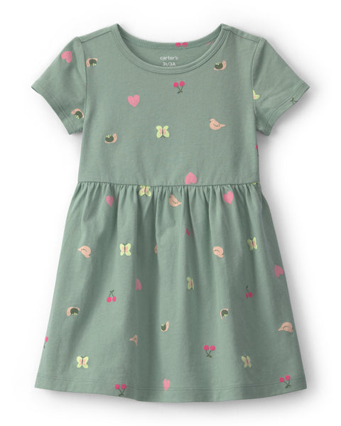Carters Vestido Knit Op Print para Niña