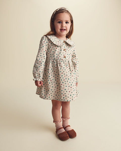 Carters Vestido Woven Ivory Cord para Niña