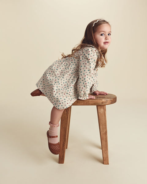 Carters Vestido Woven Ivory Cord para Niña