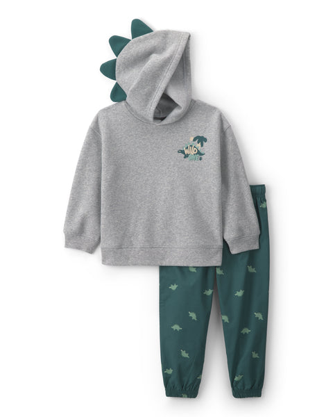 Carters Conjunto De Pantalon Dino Grey/green para Niño