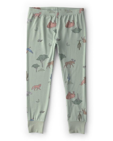 Carters Pijama Purely Soft Green Desert Print 2pcs para Niño
