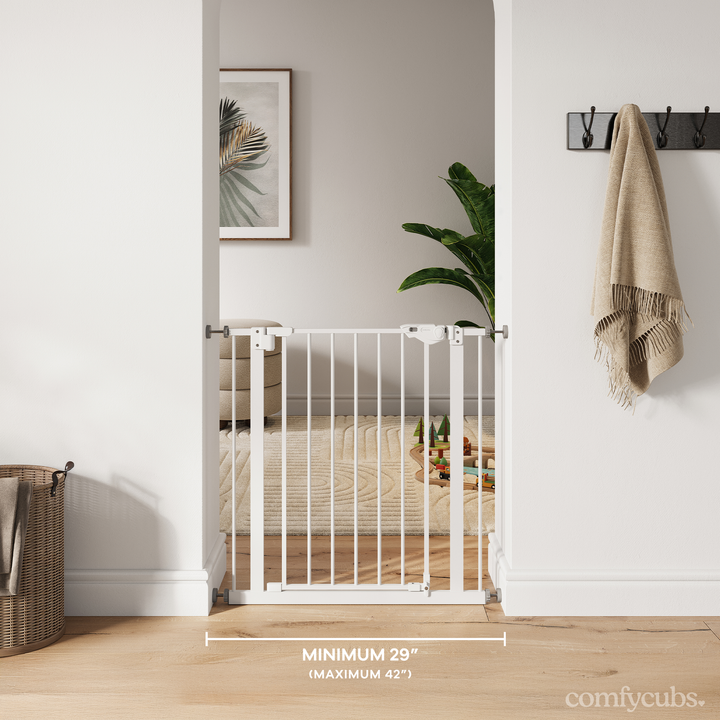 COMFY CUBS PUERTA DE SEGURIDAD PARA BEBE WHITE