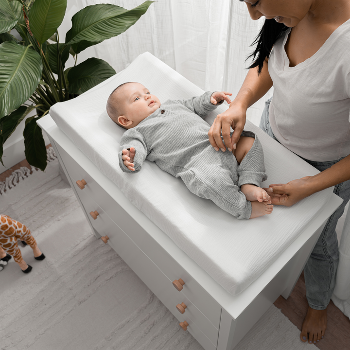 COMFY CUBS FORRO PARA PAD CAMBIADOR WHITE