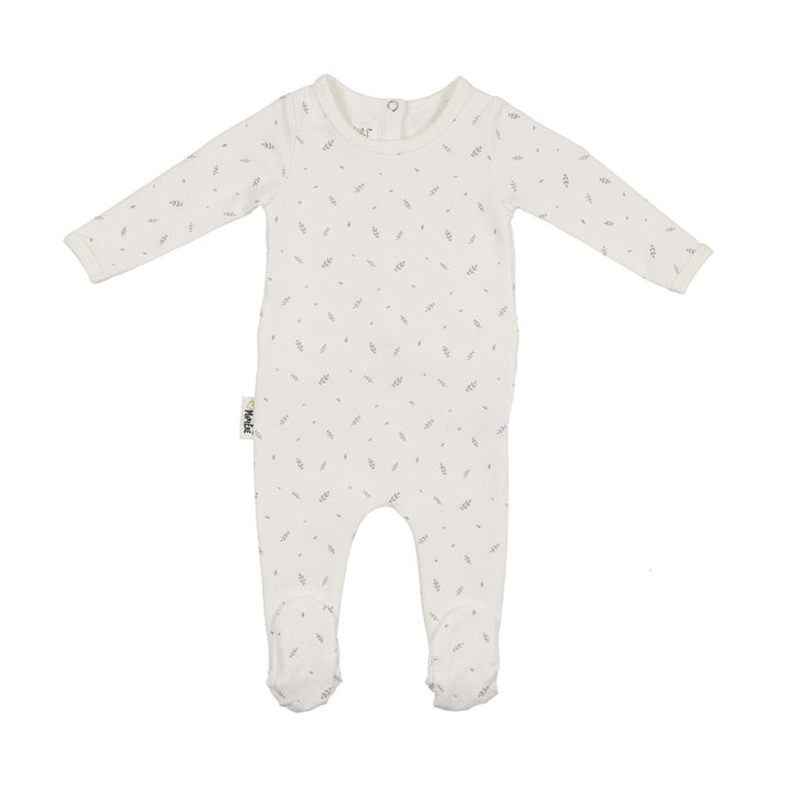 MANIERE BEBE NIÑO PIJAMA ELEGANT LEAVES IVORY