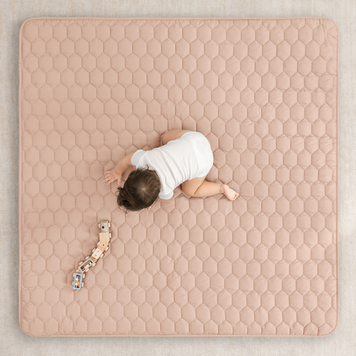 COMFY CUBS PLAY BLUSH SQUARE 56" X 56"