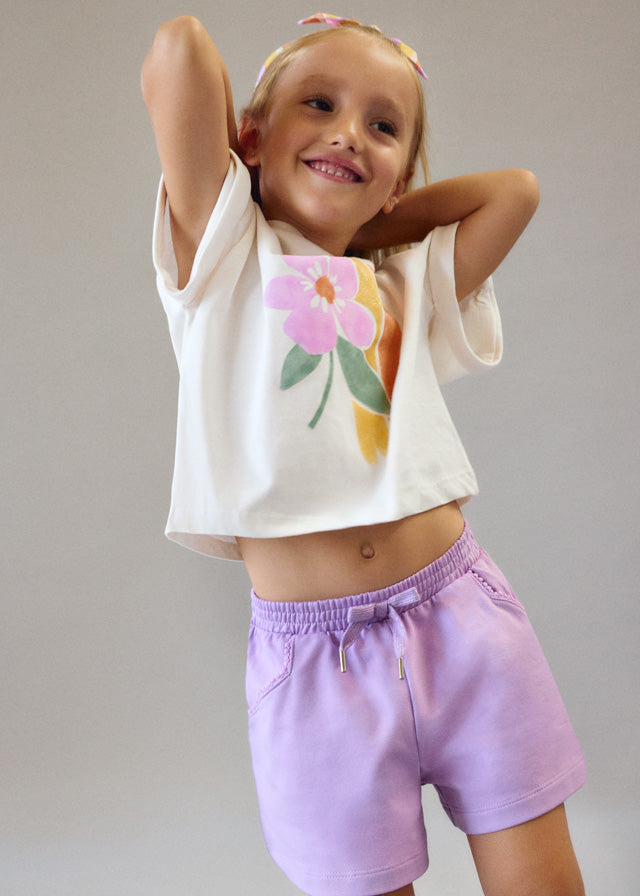 Mayoral Tshirt M/c Banda Hueso para Niña