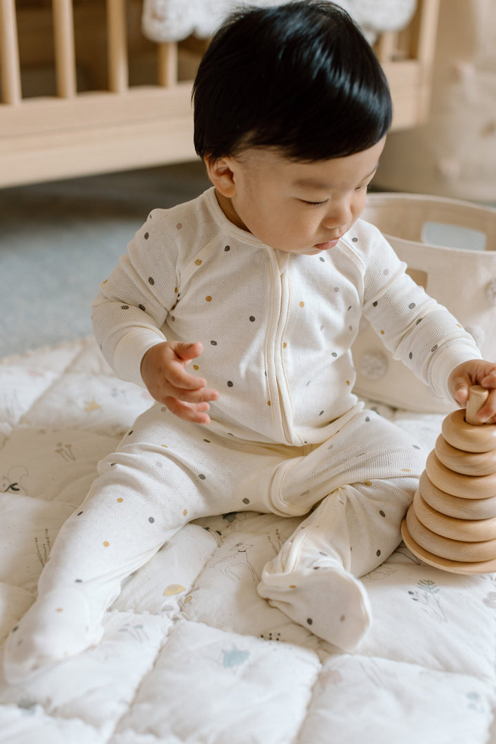 PEHR BEBE NIÑA PIJAMA POINTELLE POLKA DOTTY