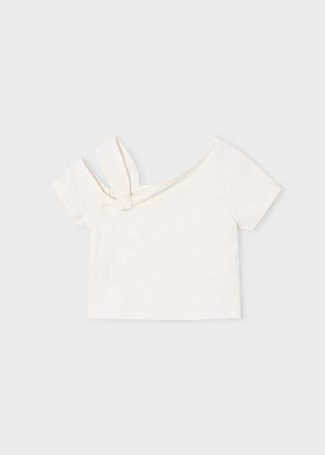 Mayoral Tshirt M/c Asimetrica Crudo para Niña