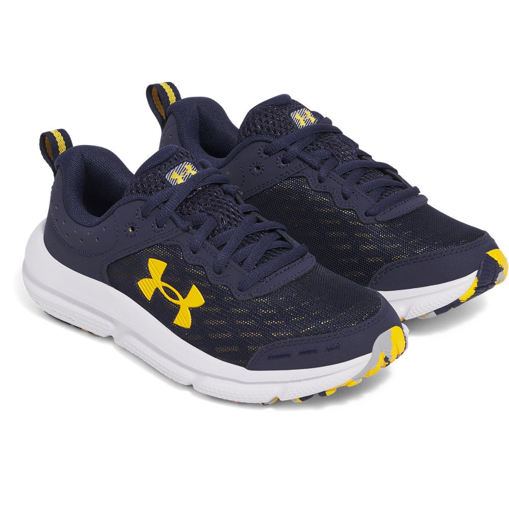 UNDER ARMOUR NIÑO ZAPATILLA MIDNIGHT NVY/MOD GRY/CAMPUS GOL