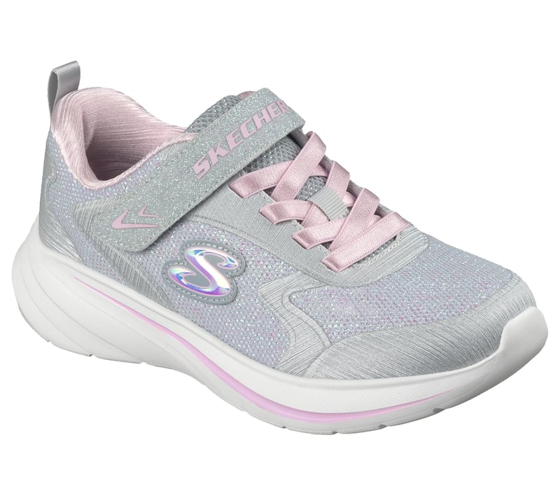 SKECHERS NIÑA ZAPATILLA WAVE 92 LIGHT GRAY