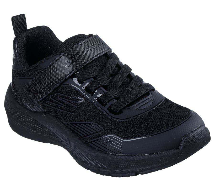 SKECHERS NIÑA ZAPATILLA ESCOLAR MICROSPEC ADVANCE BLACK