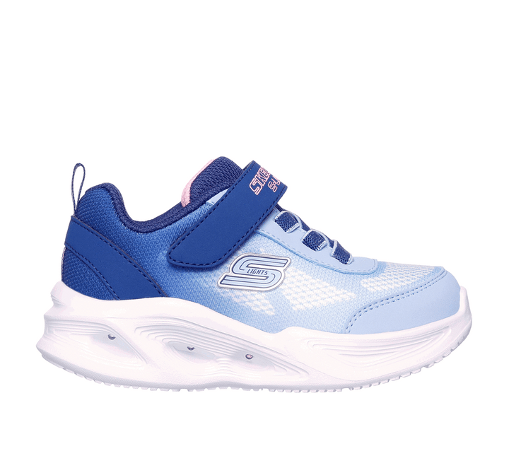 SKECHERS NIÑA ZAPATILLA SKECHERS SOLA GLOW NAVY/LIGHT BLUE