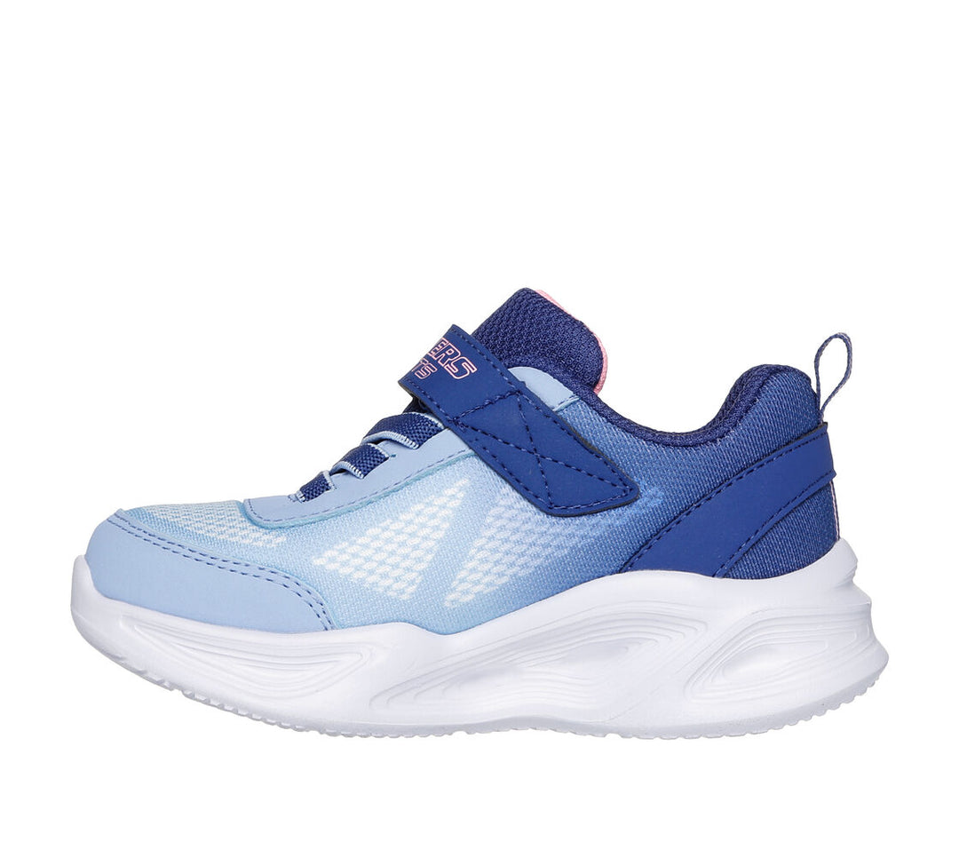 SKECHERS NIÑA ZAPATILLA SKECHERS SOLA GLOW NAVY/LIGHT BLUE