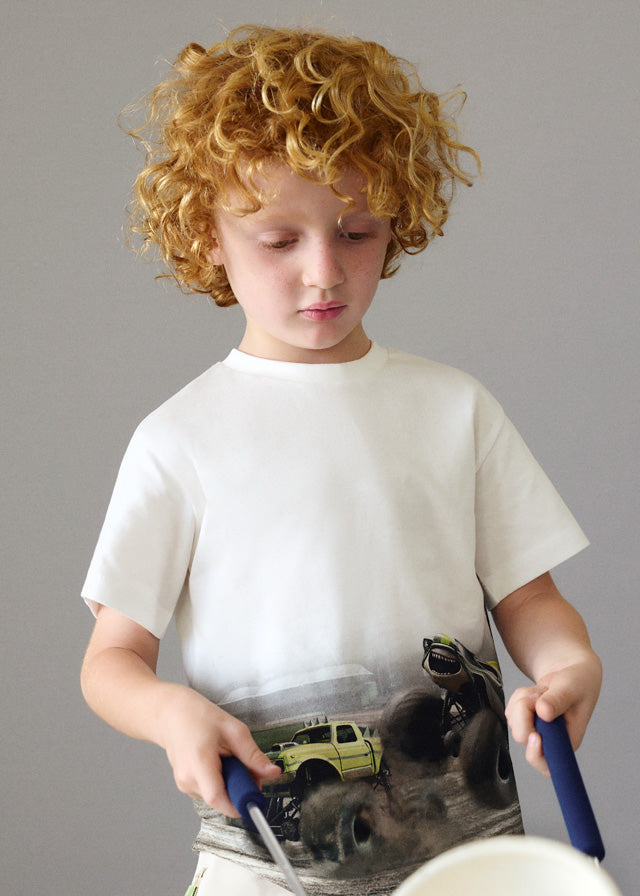 Mayoral Tshirt M/c Print Posicionado Coches para Niño