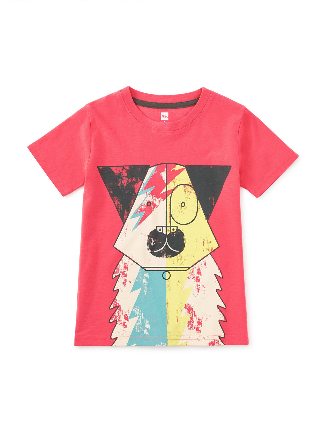 Tea Collection Camiseta Bolt Dog Graphic Scarlet para Niño