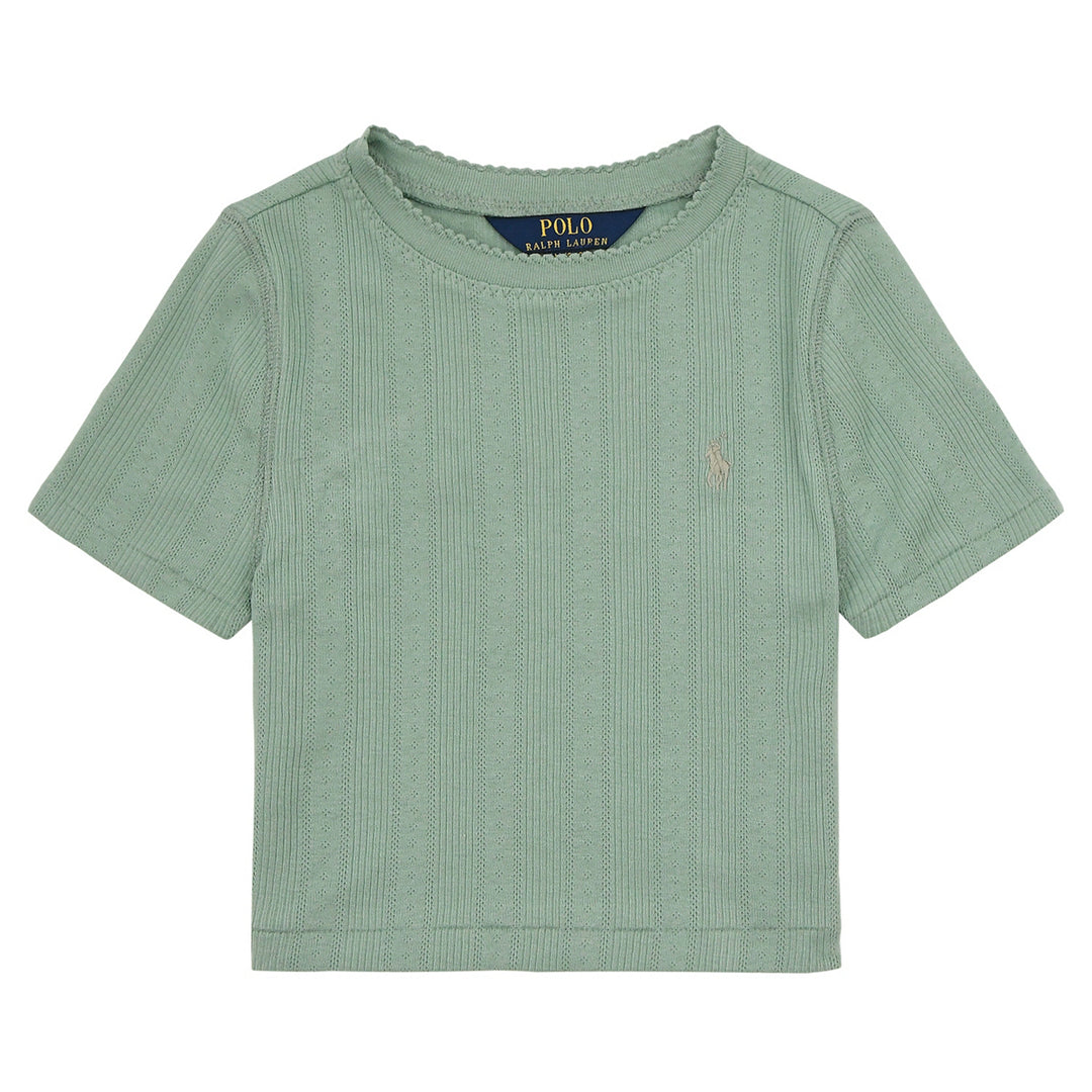 Camiseta de Punto para Niña - Faded Mint