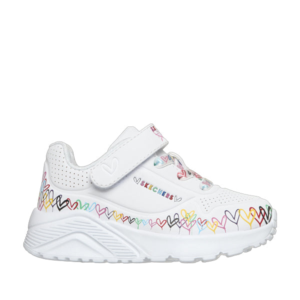 SKECHERS NIÑA ZAPATILLA UNO LITE WHITE MULTI