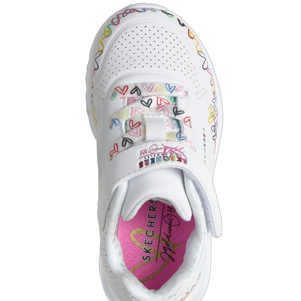 SKECHERS NIÑA ZAPATILLA UNO LITE WHITE MULTI