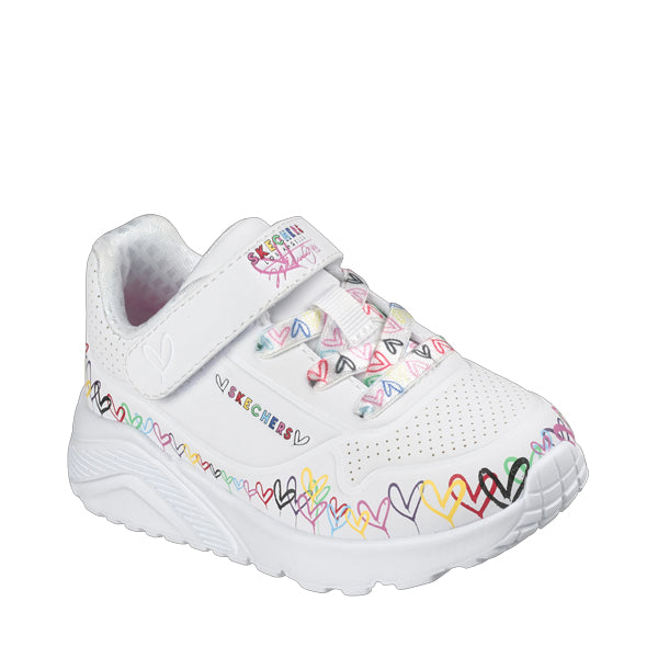 SKECHERS NIÑA ZAPATILLA UNO LITE WHITE MULTI