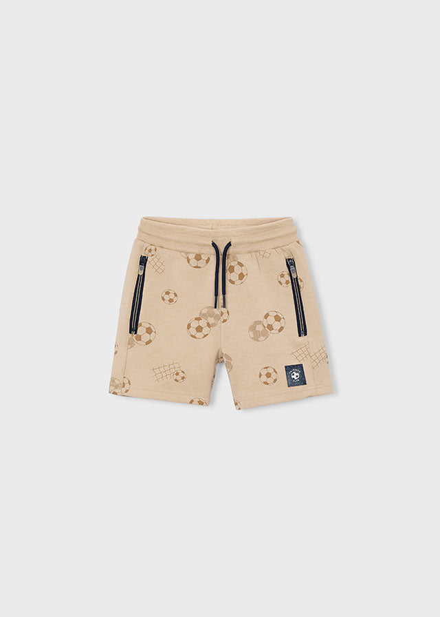 Mayoral Short Cremalleras Nuez para Niño