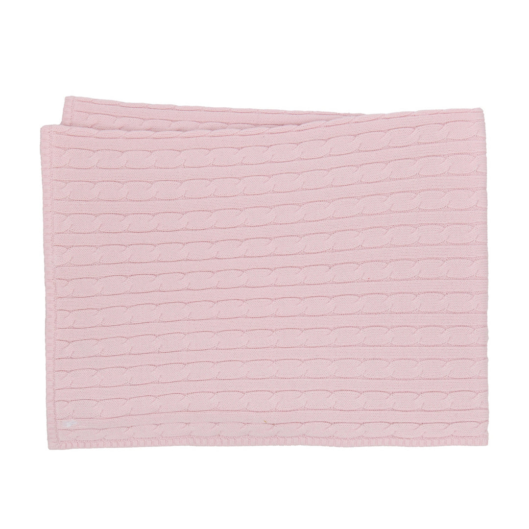 Frazada Cable para Bebé - Morning Pink