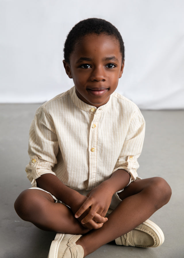 Mayoral Conjunto De Short Lino Suiting Avena para Niño