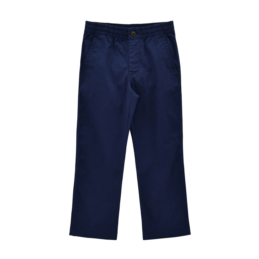 Pantalón de Frente Plano para Niño - Newport Navy