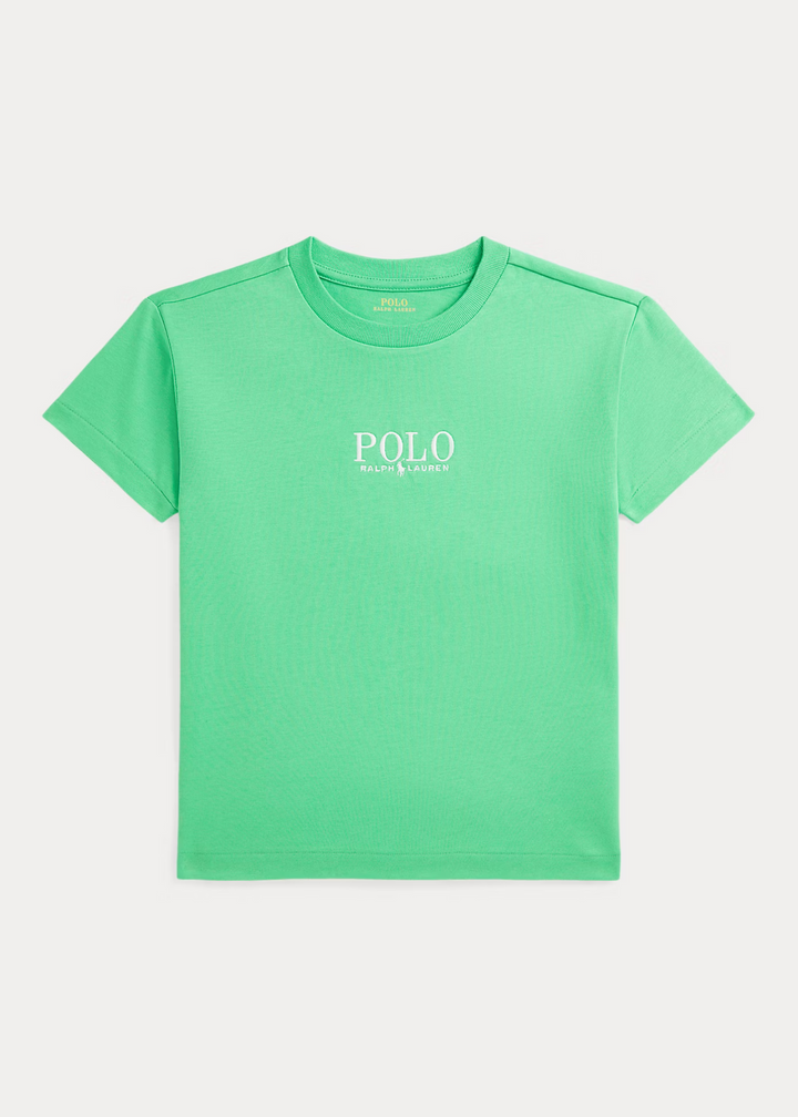 RALPH LAUREN NIÑO TSHIRT PLATO GREEN