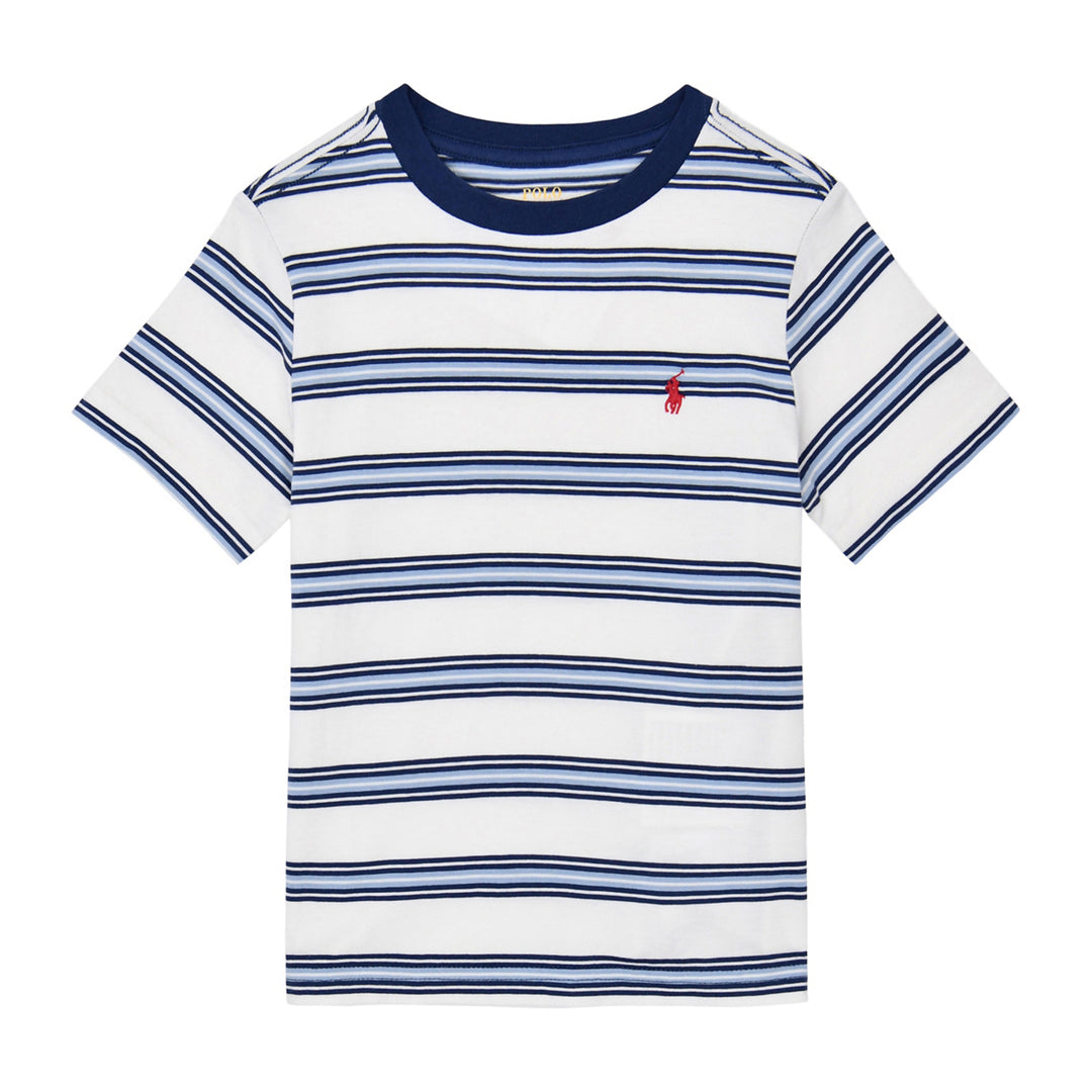 Camiseta en Jersey para Niño - Deckwash White Multi