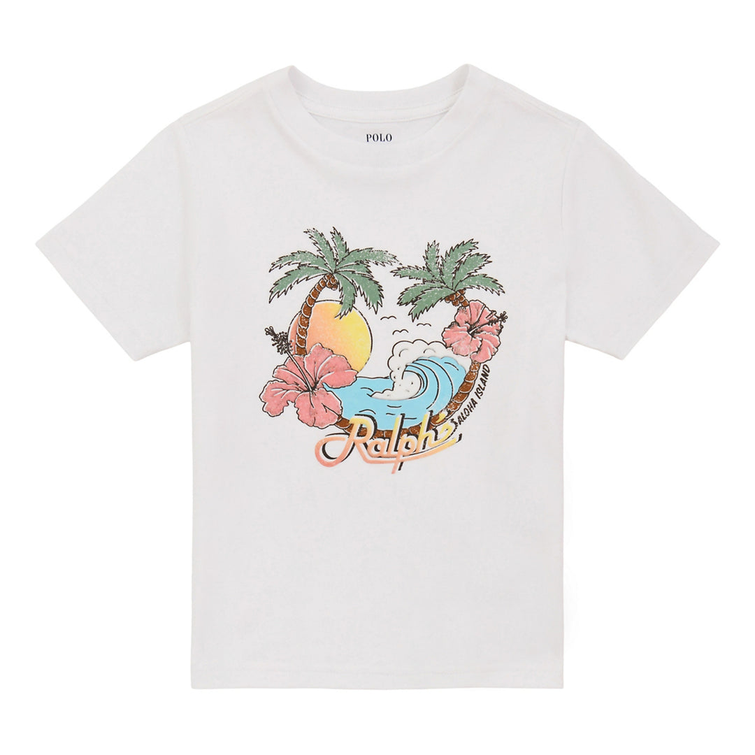 Camiseta en Jersey para Niño - White