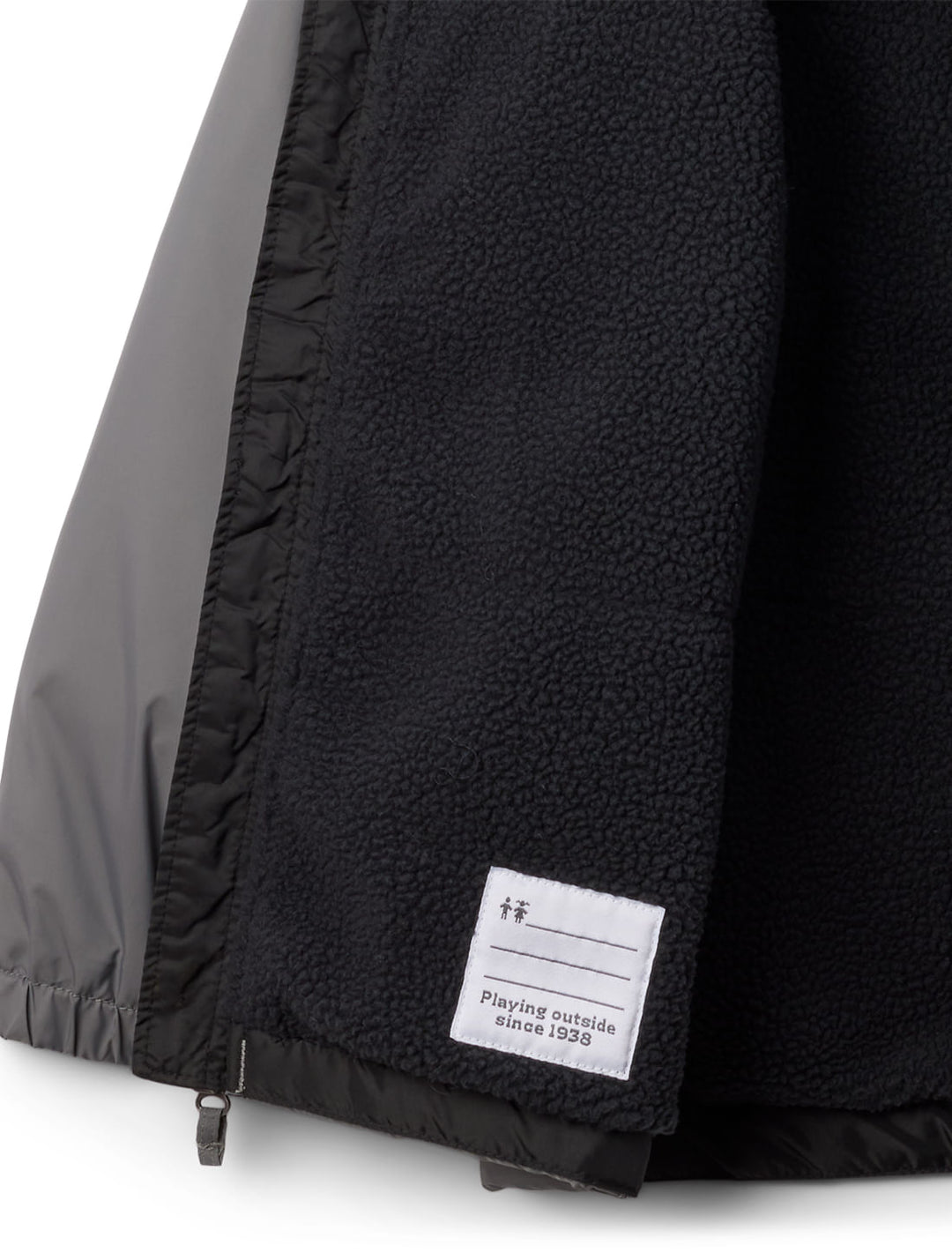 COLUMBIA NIÑO ABRIGO GLENNAKER II SHERPA LINED CITY GREY/BLACK