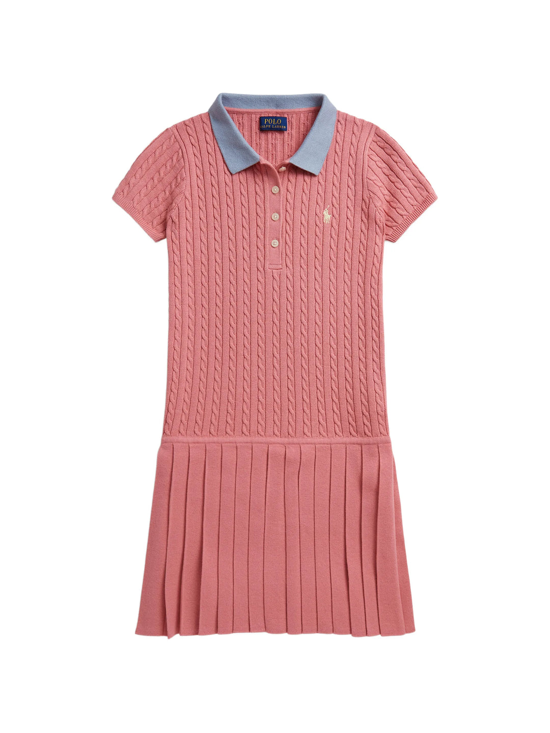 RALPH LAUREN NIÑA VESTIDO 32/2 COTTON DESERT ROSE