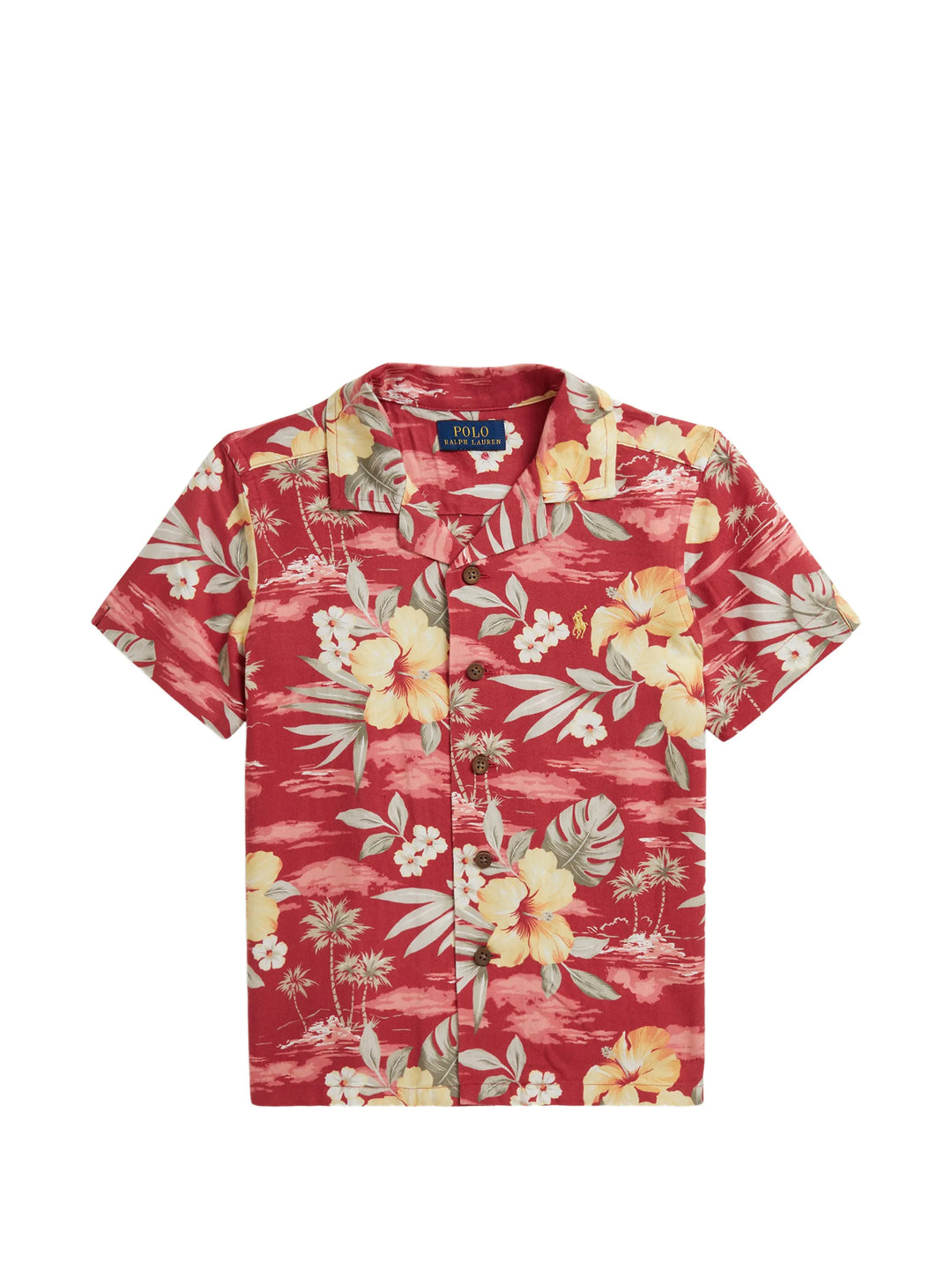 RALPH LAUREN NIÑO CAMISA RAYON #B7217 HIBISCUS PARADISE