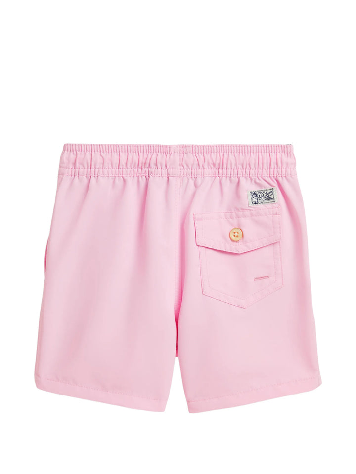 RALPH LAUREN NIÑO VESTIDO DE BAÑO 75D POLYESTER PW CARMEL PINK/NAVY PP