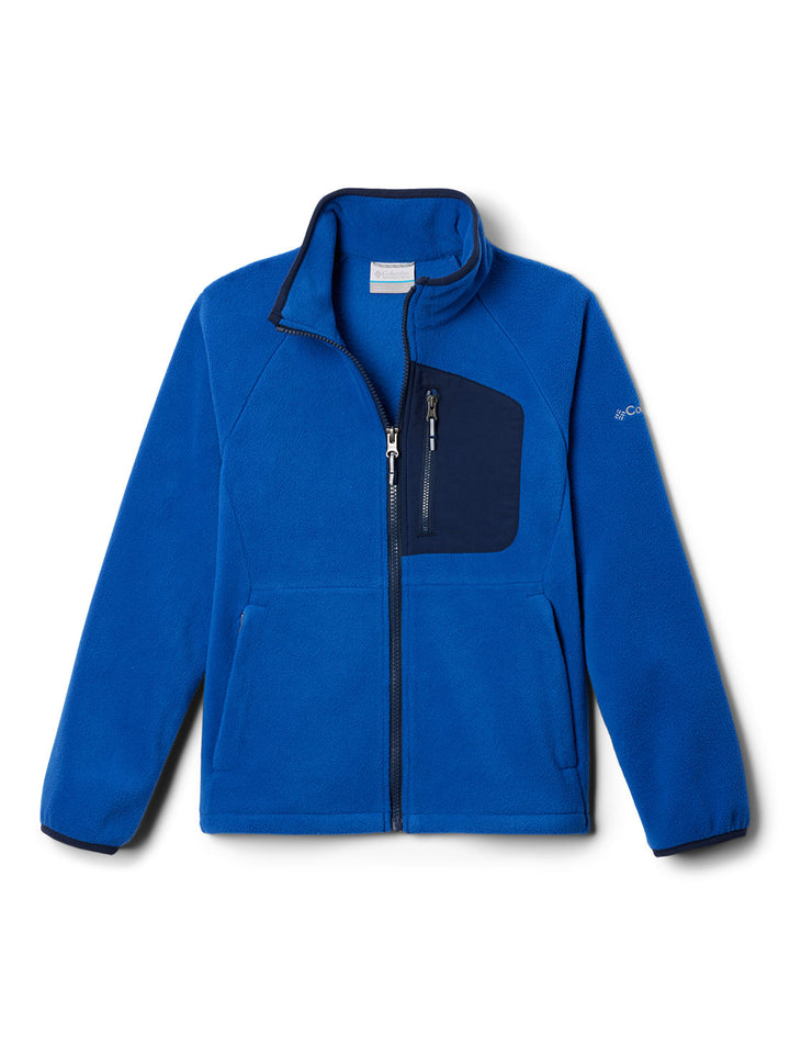 COLUMBIA NIÑO ABRIGO FAST TREK IV FLEECE FULL ZIP MOUNTAIN BLUE/COLLEGIATE NAVY
