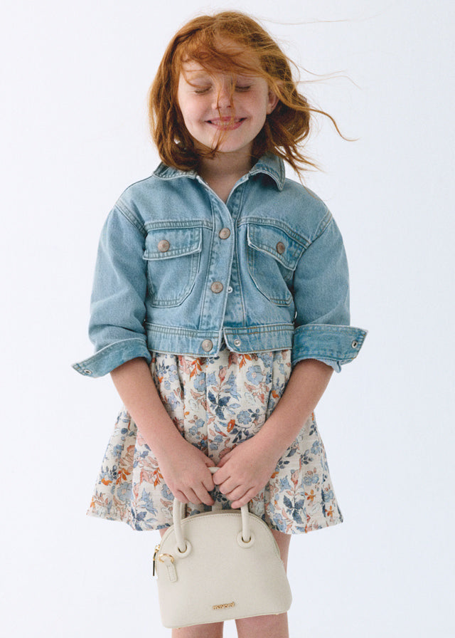 Mayoral Abrigo Jacket Denim Claro para Niña