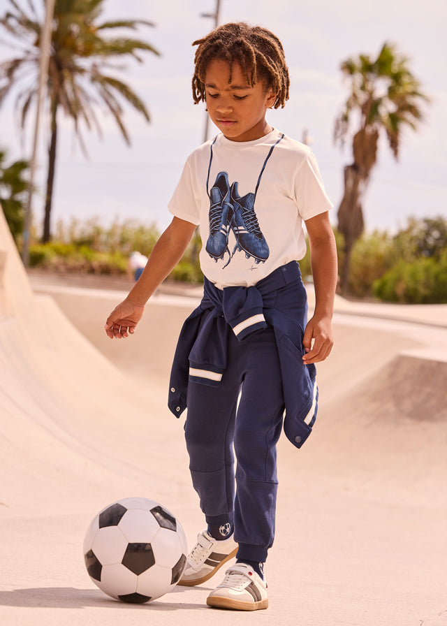 Mayoral Pantalon Cremalleras Marino para Niño