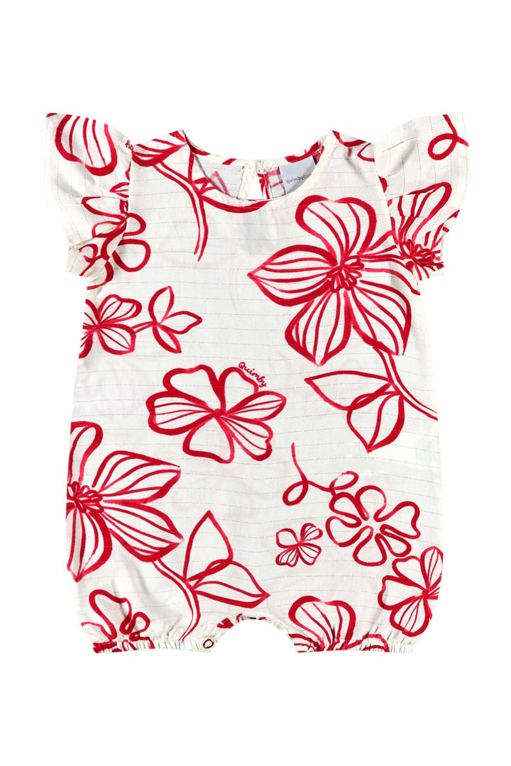 QUIMBY BEBE NIÑA OVEROL RED