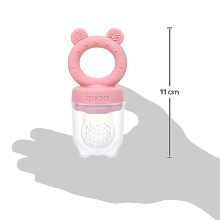 BUBA PORTA FRUTAS DE SILICONA ROSA