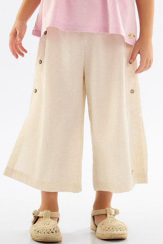 UP BABY NIÑA PANTALON OFF WHITE